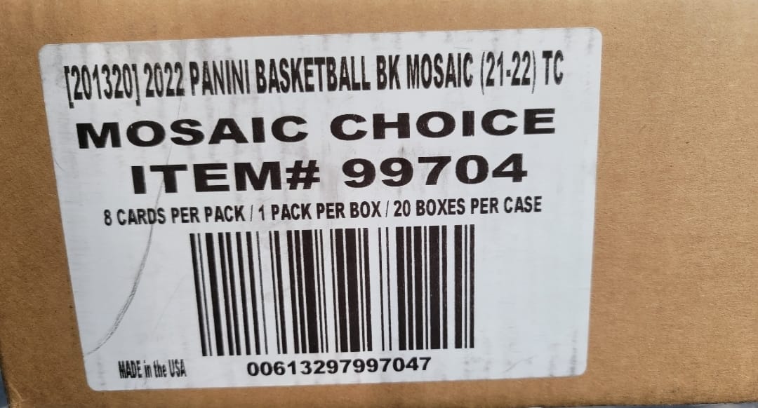 2021-22 Panini Mosaic Choice Basketball Box